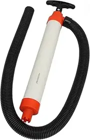 Hand Bilge Pump, Plastic Manual Bilge Pump Floating Hand Pump with Hose, Portable Hand Water Pump Emergency Equipment Boats Accessories for Yachts Fishing Boats Kayaks Speedboats