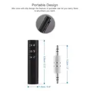Wireless Bluetooth 5.0 Receiver Adapter 3.5mm Jack For Car Music Audio Aux