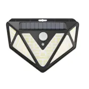 Solar Light With Motion Sensor Exterior 220lm Lamp 1200mAh Garden Spotlight
