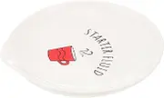 Generic Elegant Spoon Holder Multi Functional Scoop Rest for Kitchen Accessories for Dining Tables Easy to Clean for Chopsticks Forks More Suitable for Home Restaurants