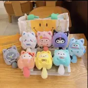 sanrio plush fish keychain my melody pochacco maru hangyodon Pompom cina