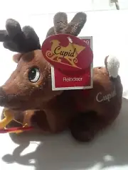 Dan Dee Reindeer Cupid stuffed plush 8 inch