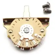 1x Oak Grigsby 3-Way Blade Switch for Telecaster With Mounting Screws