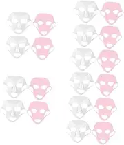Angoily 8 Pcs Silicone Sleep Silicone Gel Disposable Silicone Lotion Silicone wrap Reusable Covering Useful Non-Skid Tool