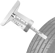 Tire Depth Gauge | 32nds Tire Wear Measuring Tool | Easy Reading Depth Tool, Stainless Steel Tyre Repair Accurate Measurement