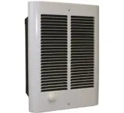 COS-E 3412 BTU Compact Zonal Fan Heaters Electric Furnace with Thermostat White