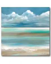 Courtside Market Wall Decor Coastal Horizon I Gallery-Wrapped Canvas Wall Art