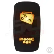 Stereo Orange On/Off Rocker Switch Boombox Light 50 Caliber Racing UTV Car Jeep
