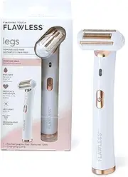 Finishing Touch Flawless Legs, Electric Razor for Women, Pivoting Head Leg Hair Remover with LED Light for Instant and Painless Leg Hair Removal