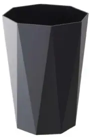 Yamazaki trash box trash cans diamond black 6412