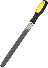 uxcell Flat Metal File 8 Inch, High Carbon Steel File Diamond File Hand File W PVC Grip Handle for Wood/Metal/Ceramic/Glass/Stone/Jewelry/Tile/Model/DIY/Sharpening File