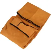 2X(120cm Welding Apron Flame Retardant Long Sleeve Clothing Split Leather3489