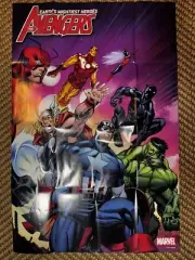 Avengers Promo Poster 24" x 36" Marvel 2018 Ed McGuinness Cap Iron Man Thor Hulk