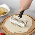 Stainless Steel Dough Roller Docker with PP handle Pizza Roller Pin Wheel