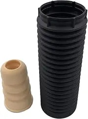 DEMULAX Car Front Shock Absorber Buffer Rubber Boot Set Dust Cover, for Land Rover, for Freelander2 L359 2012-2015 2.0T, for Range, Rover Evoque Car Suspension Bump Stop