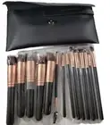 Cosmetic Makeup Brush Eyeshadow Foundation Brushes 14 Set Plus Carry Case