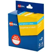 Avery Pre-Printed Sale Dispenser Labels 300 Pack
