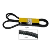 6N3843 Belt Set (2) Fits Caterpillar D250E II D300E D300E II 3114 3116 3126 3306