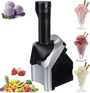 Ice Cream Maker, Frozen Dessert Maker, Dessert Fruit Serve Ice Cream Machine, Home Ice Cream Maker for Making Healthy Soft Serve Sherbet, Sorbet, Fruit Ice Cream, Frozen Yogurt for Kids