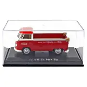 Coca-Cola Diecast 1962 Vw T1 Pickup Red 1/43 Pj-Mc26 Toy Collect Minicar