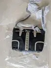 Guess Handbag / Purse - Black and beige - 13" x 9" NEW