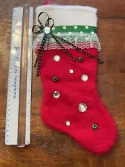 Christmas Stocking 12 inch Purrrfect for Pets