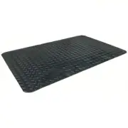 CONDOR Antifatigue Mat Diamond Plate 2 ft x 3 ft 1 in Thick