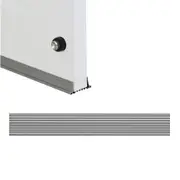 Bottom of Door Draft Stopper Door Sweep for Exterior Interior Weather Stripping Door Seal -Grey