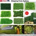 1-6x Artificial Plant Wall Grass Panels Boxwood Hedge Vertical Garden Tile Fence