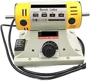 350W Polishing Machine DIY Woodworking Jade Jewelry Bench Lathe Motor Grinding Machine Flexible Shaft Tube 0.4-6.5mm for Jewelry, Wood, Amber, Metal, Jade