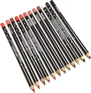 12pc Ultra Fine Lip Liner set of 12 color Waterproof Long Lasting Matte Lip Liner Pencil
