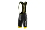 Skins Men's Cycling Activewear Elite Bib Short Black/Zest