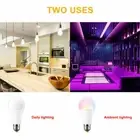 10W RGB LED COLOUR CHANGING LIGHT BULB RAINBOW REMOTE CONTROL E27 BAYONET BULB