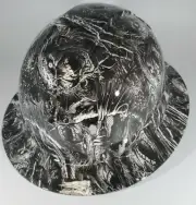 New Full Brim Hard Hat Custom Hydro Dipped ZOMBIE GRAVE CREEPER. Free Shipping!