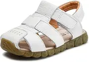 [TangDao] Kids Boys Leather Sandals Baby Closed Toe Beach Sports Outdoor Sandals Shoes