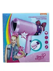 Nickelodeon JoJo Siwa Foldable Compact Ionic Ceramic Tourmaline heat Hair Dryer