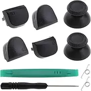 EMSea 10pcs Dual Sense Controller Replacement Kit Compatible with PS5 V1 Button Thumbsticks Springs Screwdriver Pry Removal Tool