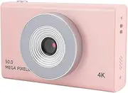 Kids Digital Camera, 4K Digital Camera for Kids with 8X Zoom & Fill Light, HD Retro CCD Kids Camera Digital Camera for Girls, Kids Camera Toys Chritmas Birthday (Pinkish)