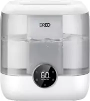 Dreo 6L Cool Mist Humidifier, Ultrasonic, Quiet, 60H Runtime, Home/Nursery, Gray