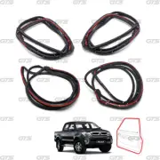 Fits Toyota Hilux Mk7 Vigo 4Dr 2006 - '14 Set 4 Door Rubber Seal Weatherstrip