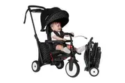 SmarTrike STR5 7-in-1 Trike Baby Toddler Pram Pusher Black White Kids 6-36m