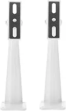 Hoement 2pcs Aluminum Alloy Camera Mount Bracket Adjustable Holder for Indoor Outdoor Security Cameras Lightweight Durable Enhanced Viewing Angles Sleek Design