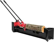 GarveeTech 12 Ton Hydraulic Log Splitter Wood Cutter, Manual Log Splitter with Horizontal Full Steel Beam & Built-in Wheel