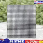 BBQ Grill Mat Cutable Barbecue Mesh Grill Mat Grill Grid Mat(black1)