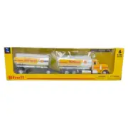 1/32 scale Newray Peterbilt Shell Oil Petrol Double Tanker Train Model 379