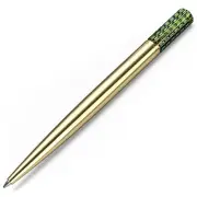 NEW Swarovski Lucent Ballpoint Pen Green Gold Plated