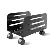 Computer Tower Stand,Adjustable Mobile CPU Stand with Locking Caster Wheels,H...