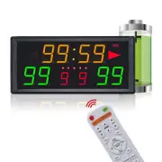10 Digits Scoreboard LED Electronic Scores Keeper Remote Control Scoreboard EU