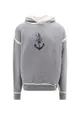 Cotton and cashmere sweatshirt - DOLCE & GABBANA - Grey