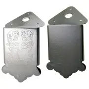 1Pc Tailpiece Bridge Tail Flower Pattern Engraved for